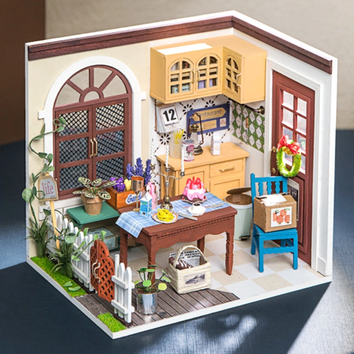DIY House Doll House Miniature Dollhouse with Furniture